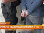 Trujillo: sujetos fueron atrapados tras chocar en intento de fuga