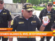 Gral. José Zavala: «Estamos bajando el nivel de extorsiones