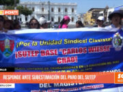 Trujillo: responde ante subestimación del paro del Sutep