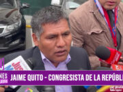 ”Hay que eliminar la pensión vitalicia para expresidentes” Jaime Quito, congresista