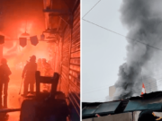 Incendio en Mesa Redonda: más de 16 unidades de bomberos intentan controlarlo