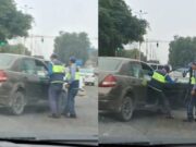 Trujillo: fiscalizador frustra fuga de auto durante intervención
