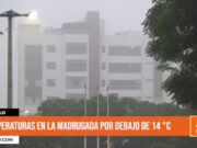 Trujillo: temperaturas en la madrugada por debajo de 14 °C