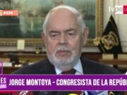 Congresista Jorge Montoya: “Hay una campaña para vacar a la presidente Dina Boluarte”