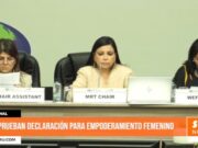 Nacional: aprueban declaración para empoderamiento femenino