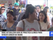 Trujillo: urge actualizar guía de práctica clínica para vencer cáncer de mama