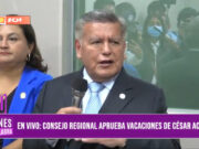 ”Menos mal que puedo pagar mis pasajes para cuatro viajes (licencias), como si fuera un pecado viajar”: César Acuña, gobernador de La Libertad