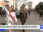 Nacional: rechazan admitir a debate tres mociones de vacancia contra Dina Boluarte