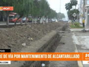 Trujillo: Cierre de vía por mantenimiento de alcantarillado
