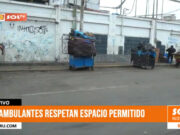 Trujillo: ambulantes respetan espacio permitido
