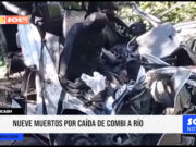 Áncash: nueve muertos por caída de combi a río