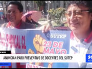 Áncash: anuncian paro preventivo de docentes del Sutep