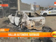 Trujillo: hallan automóvil quemado en El Milagro