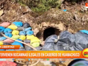 La Libertad: Intervienen bocaminas ilegales en caseríos de Huamachuco