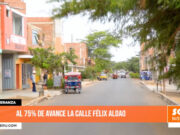 La Esperanza: al 75% de avance la calle Félix Aldao