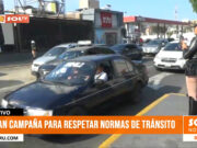 Trujillo: inician campaña para respetar normas de tránsito