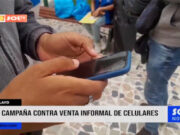 Chiclayo: campaña contra venta informal de celulares
