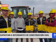 Lambayeque: capacitan a integrantes de construcción civil