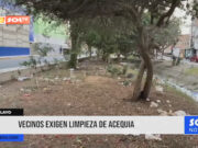 Chiclayo: vecinos exigen limpieza de acequia