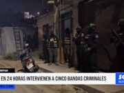 Trujillo: en 24 horas intervienen a cinco bandas criminales