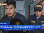 Chiclayo: detienen a falso trabajador del INPE