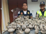 Piura: más de 50 cerámicos prehispánicos fueron hallados en ómnibus