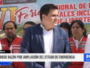 Trujillo: Diego Bazán pide ampliación del estado de emergencia