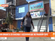 Trujillo : dejan dinamita en vivienda y aseguran que no pagarán cupo