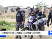 Ecuador decreta nuevo Estado de Excepción en lucha contra el crimen organizado