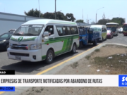 Trujillo: 21 empresas de transporte notificadas por abandono de rutas