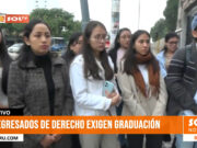 Trujillo: egresado de Derecho de la UNT exigen graduación