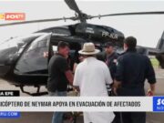 Internacional: helicóptero de Neymar apoya en evacuación de afectados en Brasil