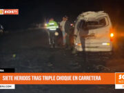 Piura: siete heridos tras triple choque en carretera