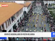 Áncash: joven es acuchillado en fiesta religiosa