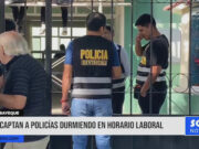 Lambayeque: captan a policías durmiendo en horario laboral