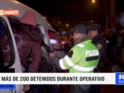 Lima: más de 200 detenidos durante operativo