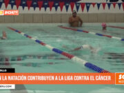 Trujillo: con la natación contribuyen a la Liga Contra el Cáncer