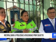 Lambayeque: respaldan a policías atacadas por sujeto