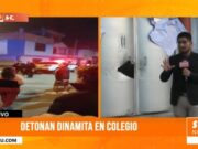 Trujillo : delincuentes detonan explosivo en colegio El Porvenir
