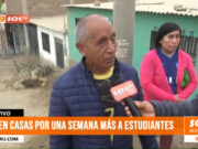 Trujillo: padres de familia prestan sus hogares a estudiantes a falta de aulas prefabricadas