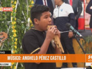 Trujillo: joven músico deleita con zampoña «Vientos del Sur»