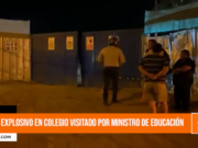 Ascope: detonan explosivo en colegio visitado por ministro de Educación
