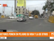 Trujillo: conductores ponen en peligro su vida y la de otros