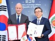 Perú y República de Corea firman acuerdo de cooperación sobre cambio climático