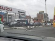 Cámara revela que choque produjo caída de poste en La Esperanza