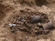 Hallan restos de alta jerarquía en restauración de Chan Chan