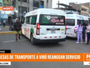 Trujillo: empresas de transporte a Virú reanudan servicio tras ataques y extorsiones