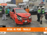 Trujillo: reportan múltiple choque en la Av. Perú