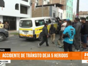 Trujillo: accidente de tránsito deja cinco heridos