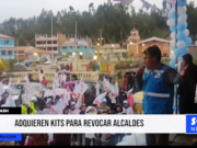 Áncash: adquieren kits para revocar alcaldes